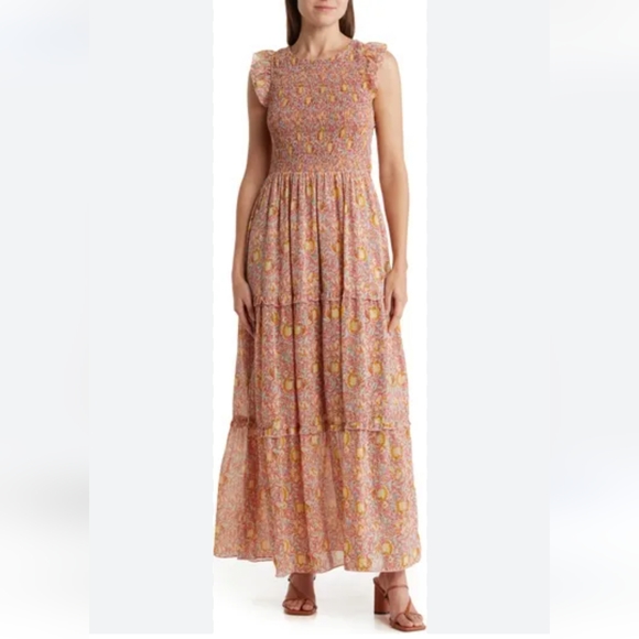 Melloday plus size smock maxi sundress - Picture 2 of 5